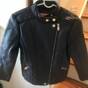 Girls “leather” jacket